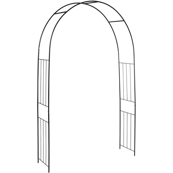 Esschert Design Esschert Design Rozenboog - zwart - metaal - 134 x 220 cm - klimrozen/planten