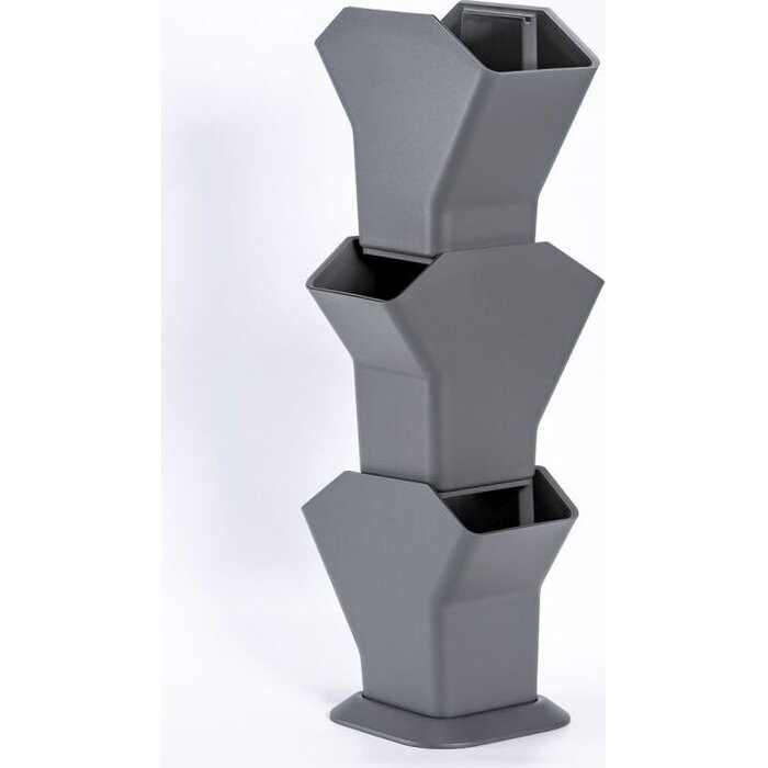 Plastia Plastia TREE - Verticaal Zelfbewaterend Bloempotten Systeem 3 potten met standaard