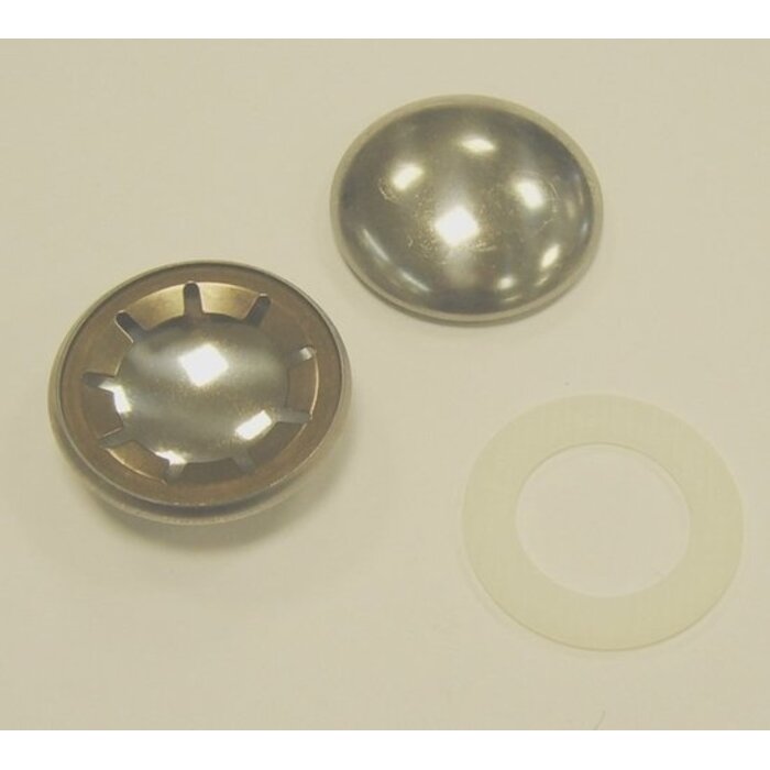 Matador Verrouillage rapide Starlock Ø 25mm hydroclear avec capuchon en acier inoxydable (prix par pièce)