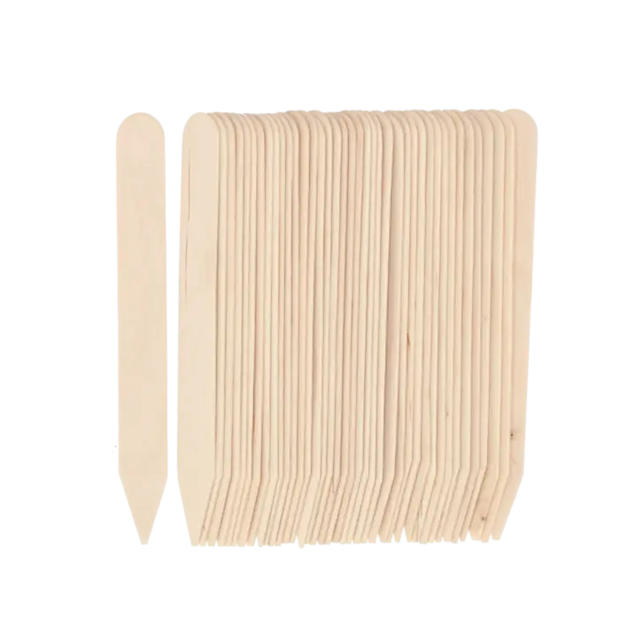 Esschert Design Dutchlander Pflanzenetikett aus Holz 40 Stück