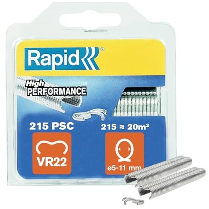 Rapid VR22 Rapid Agraf gaasklem - verzinkt - 215 nietjes