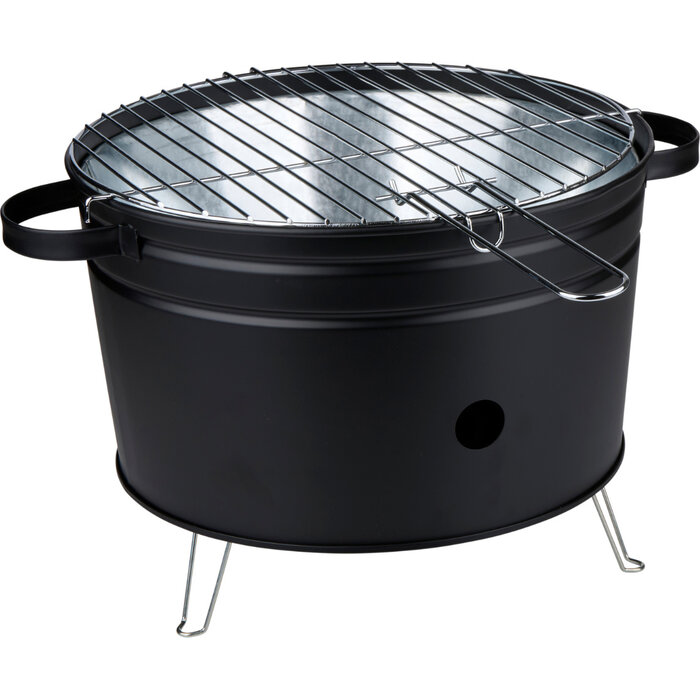 Alpina Tafelbarbecue Houtskool - 35 cm - Lichtgewicht - RVS