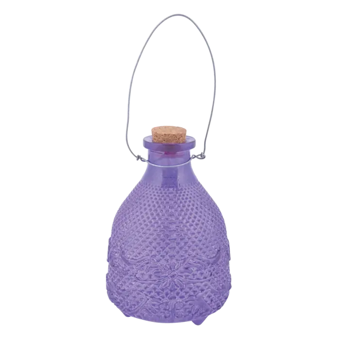 Esschert Design Dutchlander Vintage wespenval ruitjesglas S paars