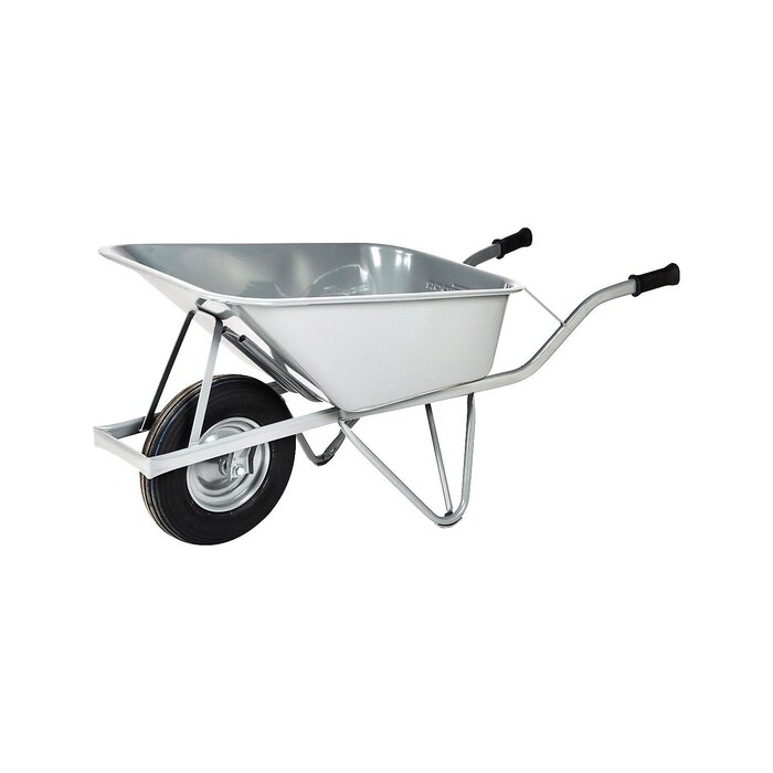 Matador Matador verstärkte Schubkarre 100 Liter, pannensicherer Reifen quadratischer Behälter