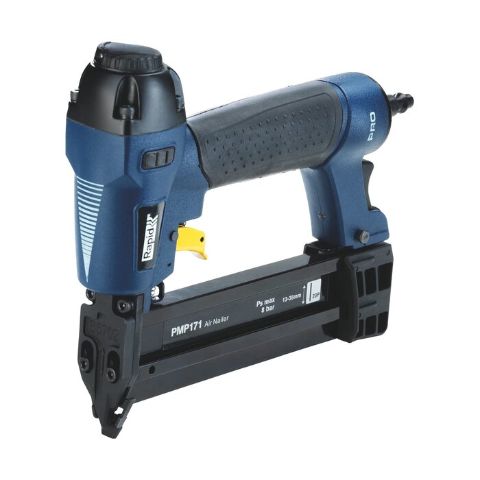 Rapid PRO Pneumatische Micro-pinner PMP171, Koffer incl. start set van 500 micro-pins 25 mm en 4 koppelingen