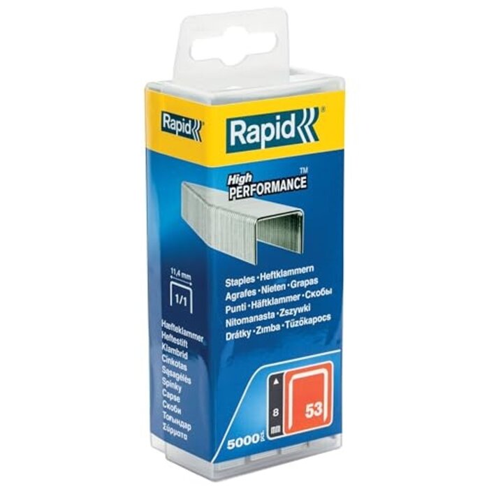 Rapid Rapid 40303084 Nieten - No. 53 - Gegalvaniseerd - 8mm (5000st)