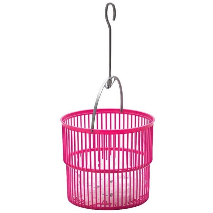 Bama Panier à pinces à linge avec crochet - comprend 20 pinces à linge - Pratique et compact