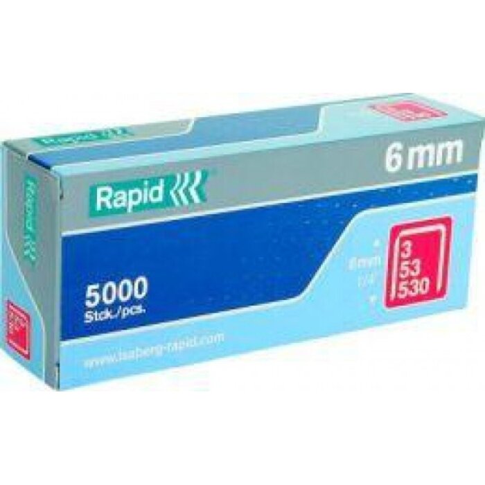 Rapid Rapid Klammern 53/10 mm Verzinkt 5.000 Stk. Schachtel