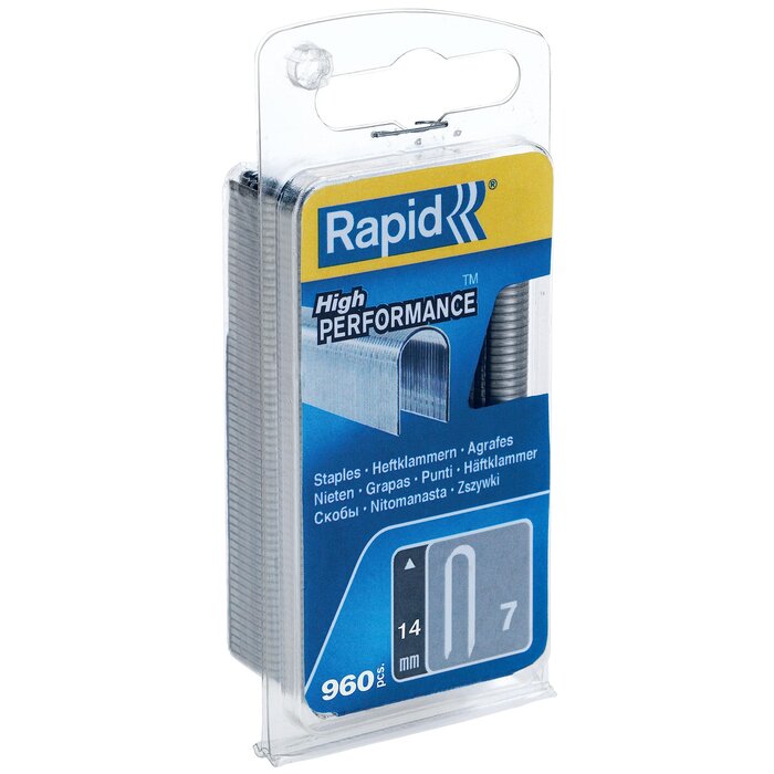 Rapid Rapid Cable agrafe no7 / 14 mm galvanisé (960pcs)