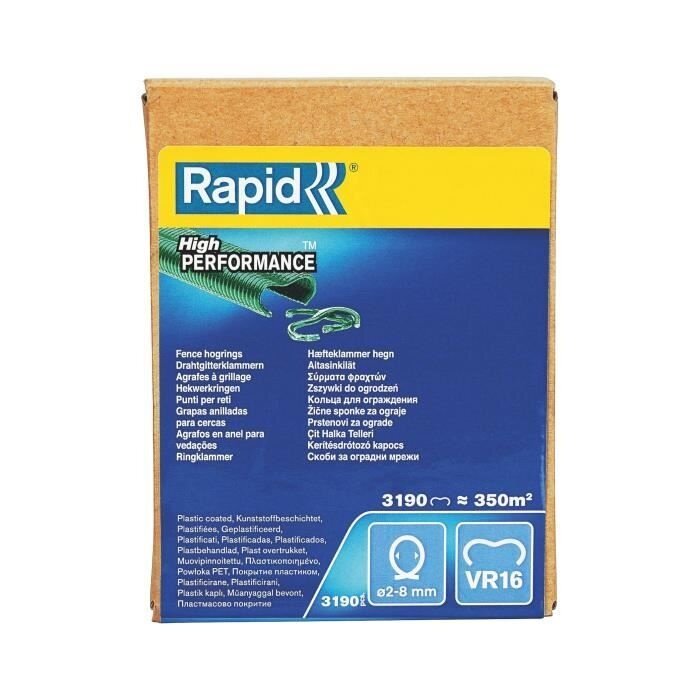 Rapid Rapid VR16 Anschlagringe 2-8mm grün beschichtet (3190Stk)
