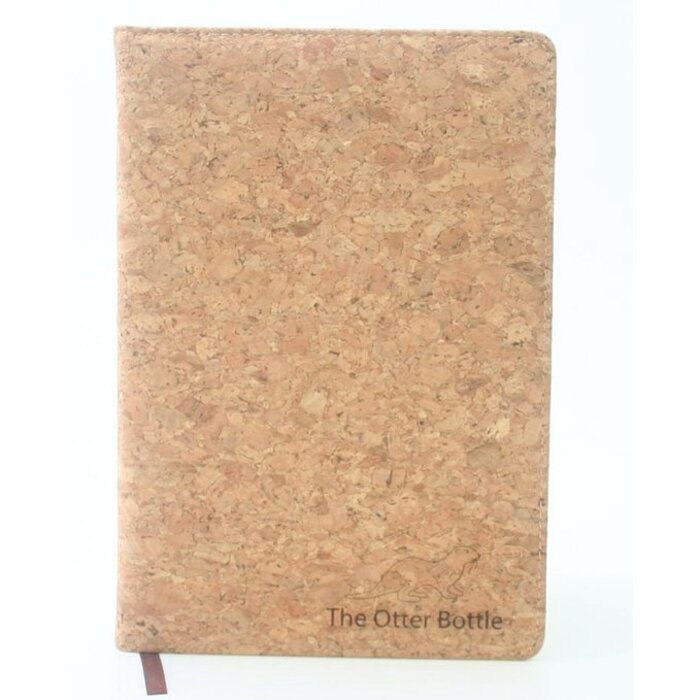 The Otter Bottle Notebook A5 kurk omslag The Otter Bottle