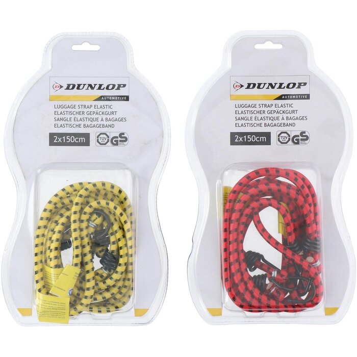 Dunlop Gepäckband 2 Stück 8mm 150cm Dunlop elastisch tuv db