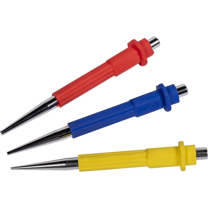 Roughneck Roughneck Nail Punch Set 3 Stück farbcodiert.