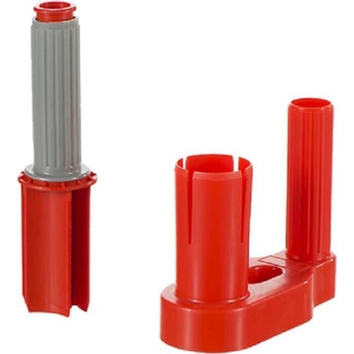 Handwikkelfolie dispenser - Comfortabel gebruik - Twee delig
