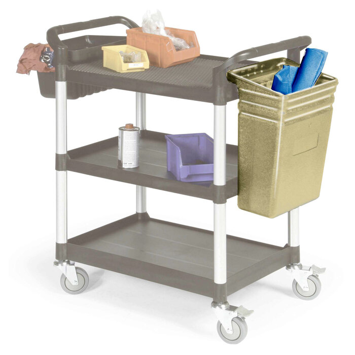 Matador Matador Grauweißer Abfallbehälter L350 x B240 x H470 mm