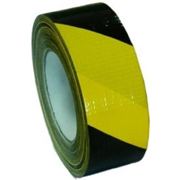 Markierungsband PVC zur Erhöhung der Sicherheit. Gelb / Schwarz.
