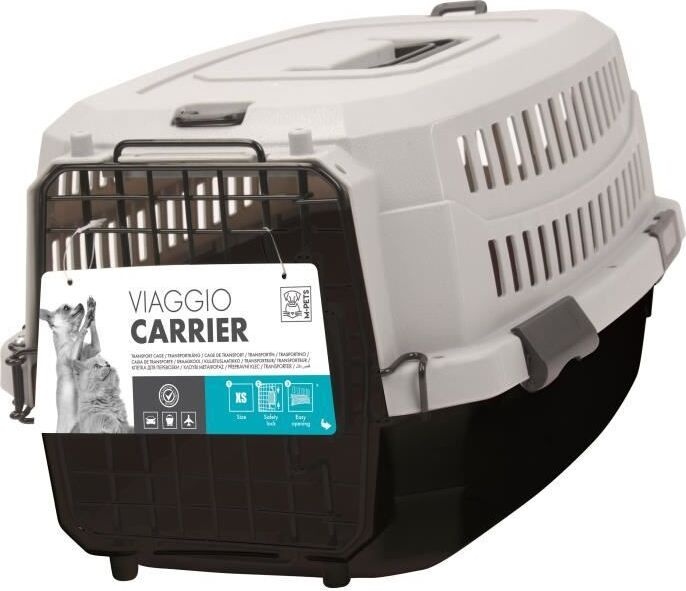 Power Tower M-pets Hundetransportbox Viaggio 68 X 47,6 X 42 cm Schwarz/Grau