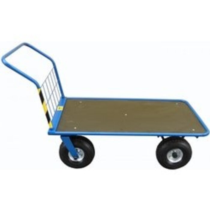 Power Tower Power Tower Plateauwagen XL 1470 mm met grote luchtbanden en dicht plateau