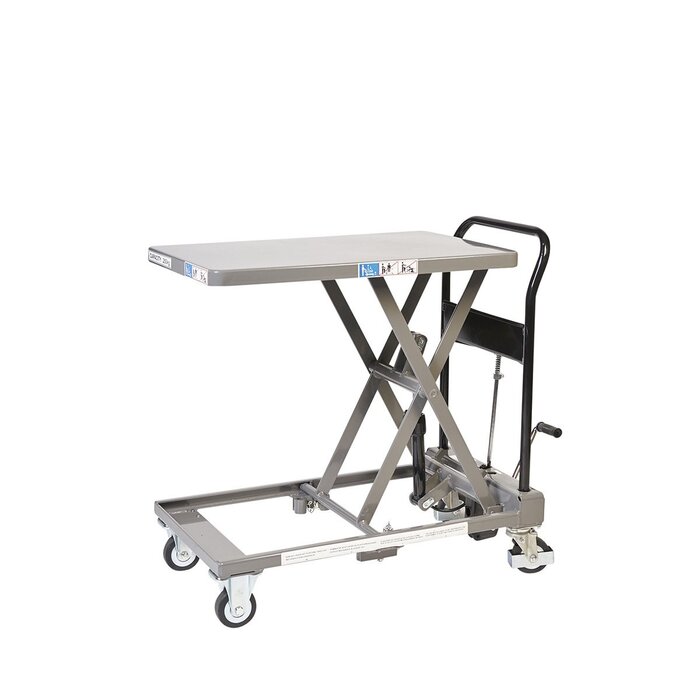 Matador Table à ciseaux Matador 250 kg 80x50cm, hauteur 85cm