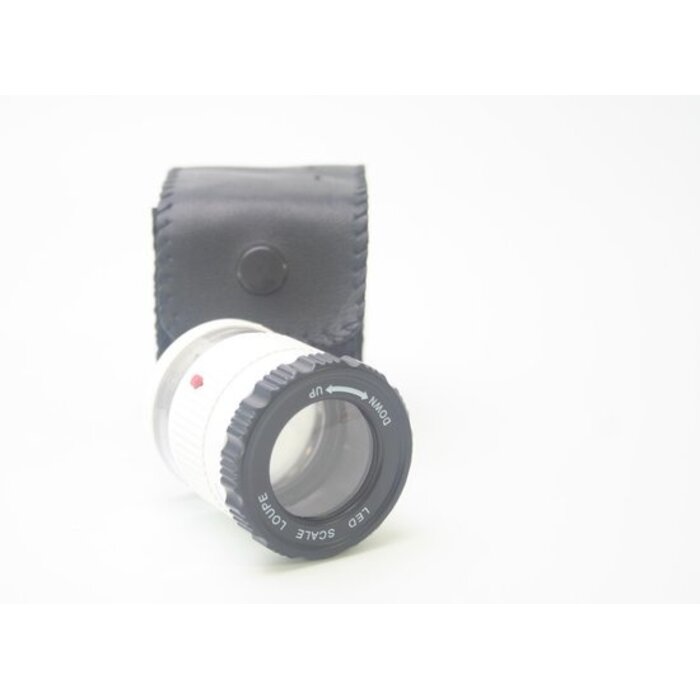 Power Tower Juweliers of drukkers loep wit met led en UV licht 30X vergroten