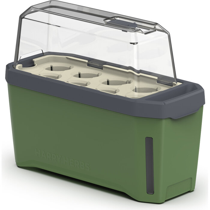 Gusta Garden Gusta Garden Harry Herbs smart Kräuterbehälter mit Deckel, grün