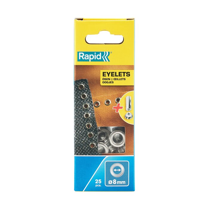 Rapid Rapid (zeil) oogjes 8 mm per 25 stuks