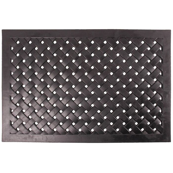 Fußmatte Gummi geflochten L 75 x 45 cm