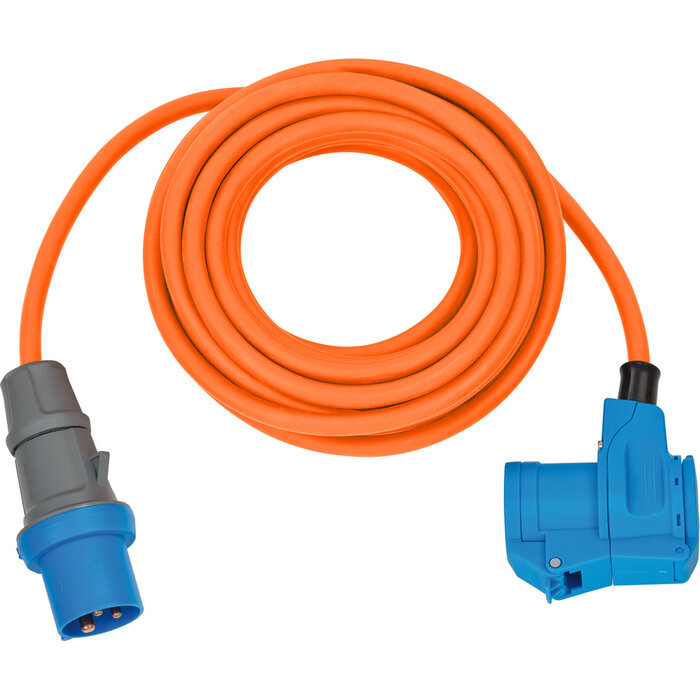 Brennenstuhl Câble adaptateur Brennenstuhl CEE IP44 25m orange H07RN-F Fiche 3G2.5 CEE. couplage coudé 230V/16A