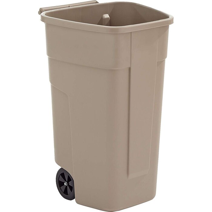 Rubbermaid Rubbermaid Mobiele Container - 110 l - Beige
