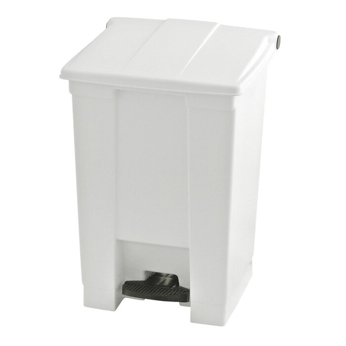 Rubbermaid Conteneur à pédale Rubbermaid - 45 l - Blanc