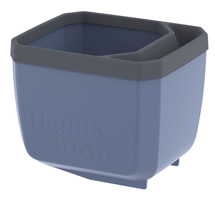 Gusta Garden GUSTA GARDEN Herbs Buddy selbstbewässernder Kräutertopf ideal für Basilikum u.a.Blau