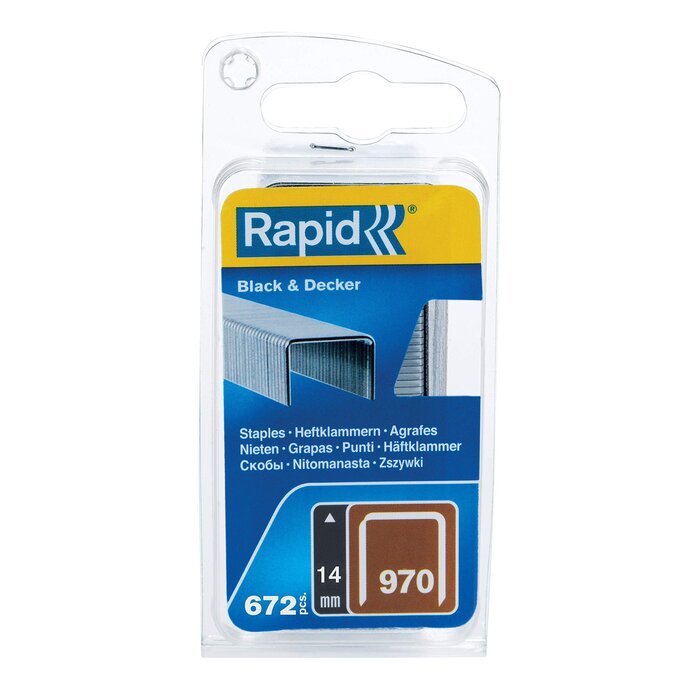 Rapid Rapid agrafes - No 970 - 14 mm pour Black et Decker entre autres