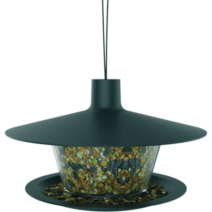 Plastia Mangeoire pour oiseaux Finch Anthracite