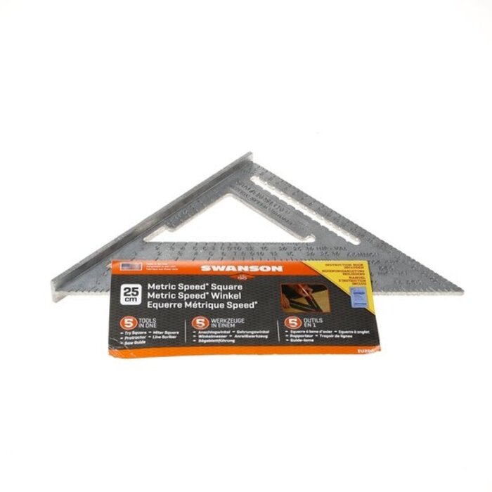 Swanson Swanson Schreiner-Messdreieck Aluminium 250mm(5-in-1)