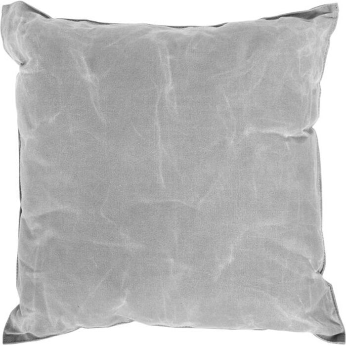 Esschert Design Esschert Design - Waxed canvas outdoor buitenkussen - 47,5X47,5cm - Grijs