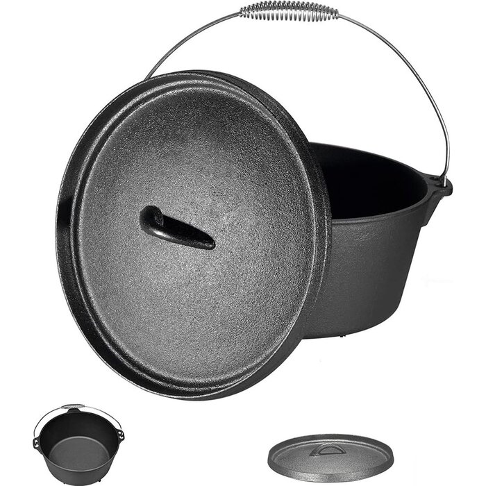 Dutchlander Dutch Oven 6 Liter 15 x 31 cm vorgewärmt