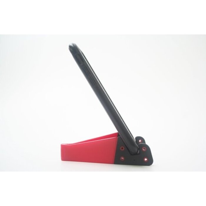 Verstelbare telefoonhouder rood