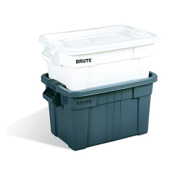 Rubbermaid Boîte de rangement Rubbermaid Brute - 53 l - Blanc