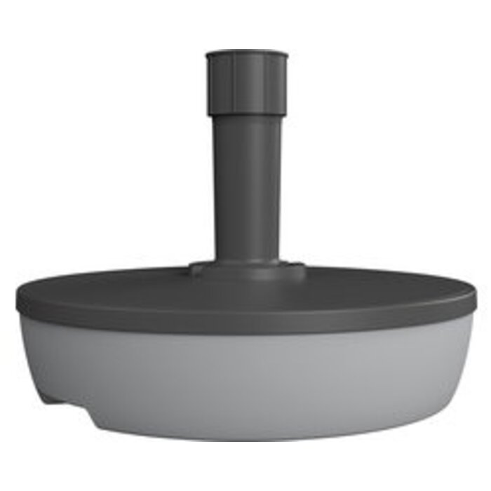EDA EDA füllbarer Sonnenschirmfuß max 32 kg - Grau/Anthrazit - Ø50 cm