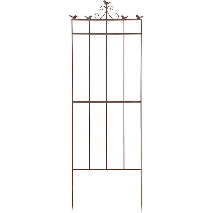 Esschert Design Pflanzenhalter Metall 2D Vogel 160 cm Größe L