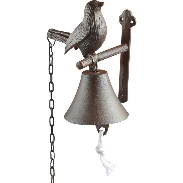 Esschert Design Oiseau de sonnette Dutchlander en fonte