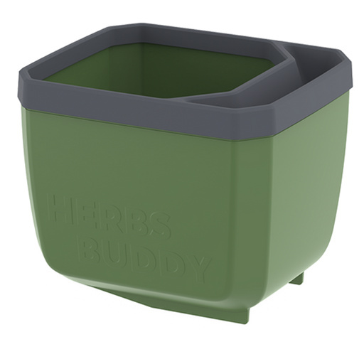 Gusta Garden GUSTA GARDEN Herbs Buddy selbstbewässernder Kräutertopf ideal für Basilikum u.a.Grün