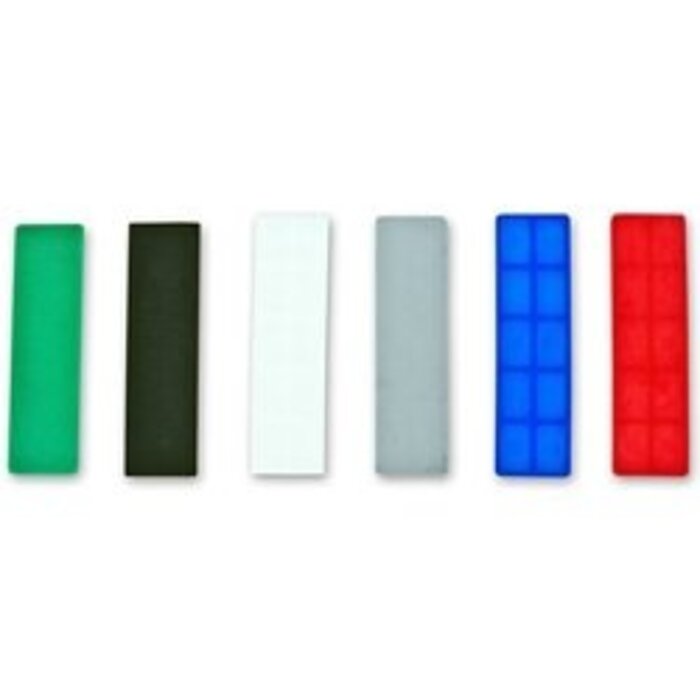 Broadfix Broadfix BSP120 afstandhouders - kunststof plat 100x28mm - 120 stuks - variabele dikte 1-6mm