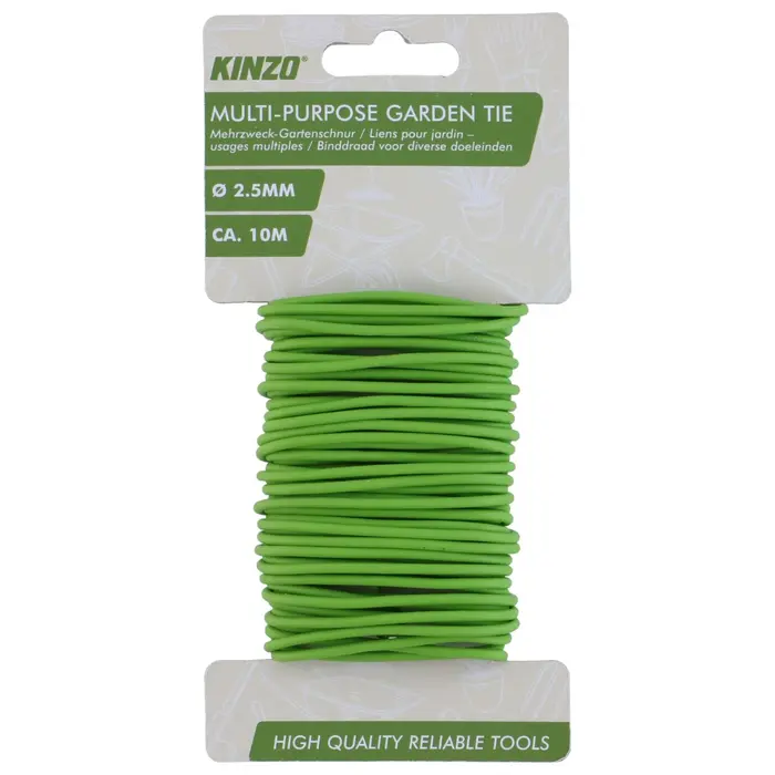 Esschert Design Flexibler Gartenbinderdraht 10 mtr x 2,5 mm grün