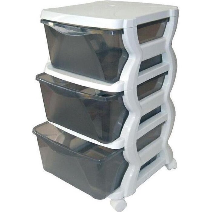 Bama Italia Opberg trolley Bama met 3 lades