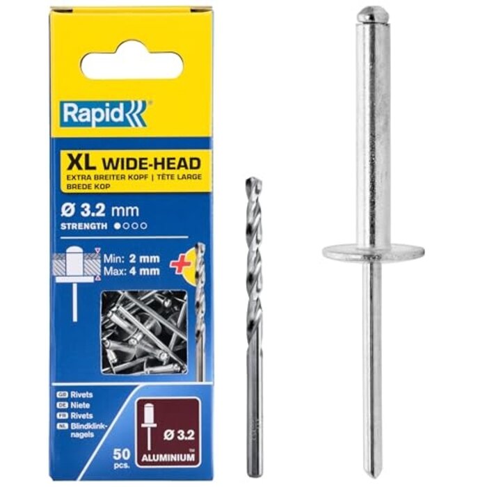 Rapid Rapid XL klinknagel Ø3.2 x 8 mm - 5000659