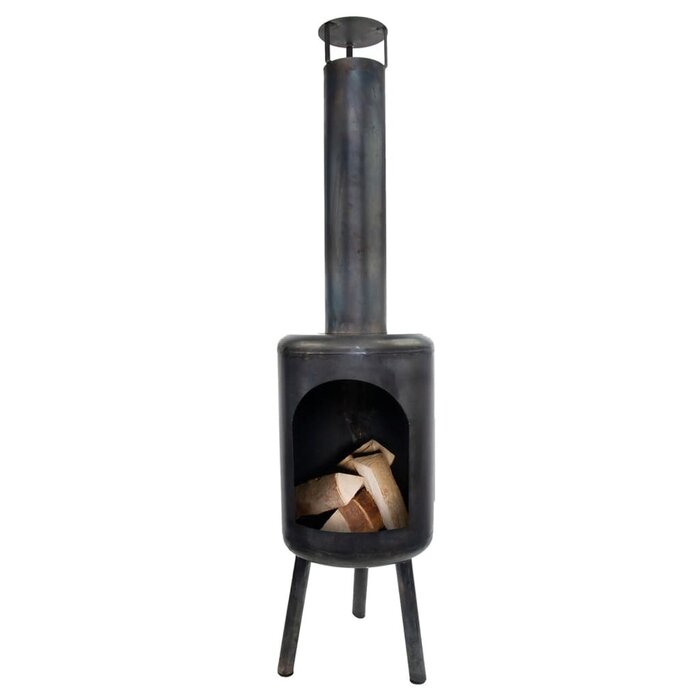 Esschert Design Esschert Design - Terrace stove round - Cheminée - Acier - Noir