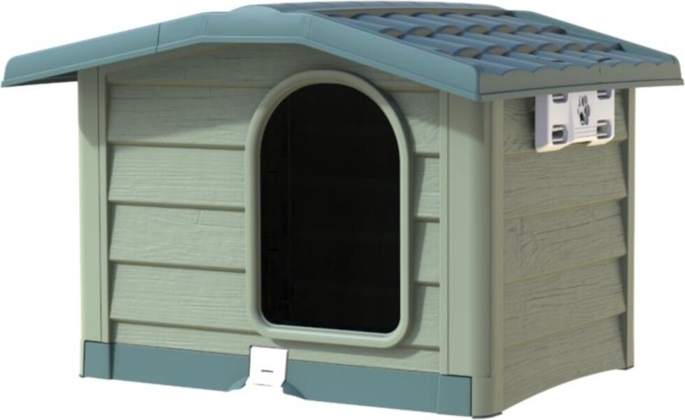 Bama Honden bungalow Large groen 110 x 94 x 77cm
