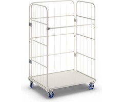 Matador Worktainer 4 roulettes pivotantes 2 avec frein max 500Kg plaque acier