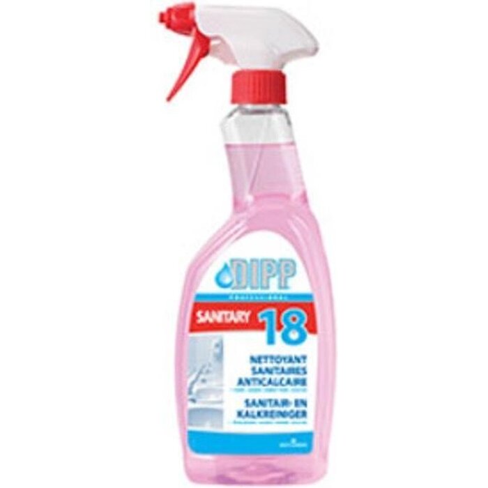 DIPP DIPP 18 - NETTOYANT SANITAIRE ET CHAUX SPRAY 750ml